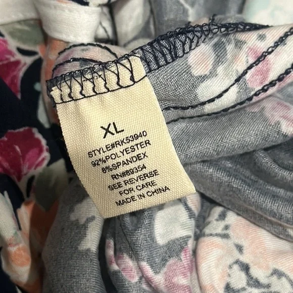 No comment size XL floral short sleeve dress  NWT - Picture 6 of 6